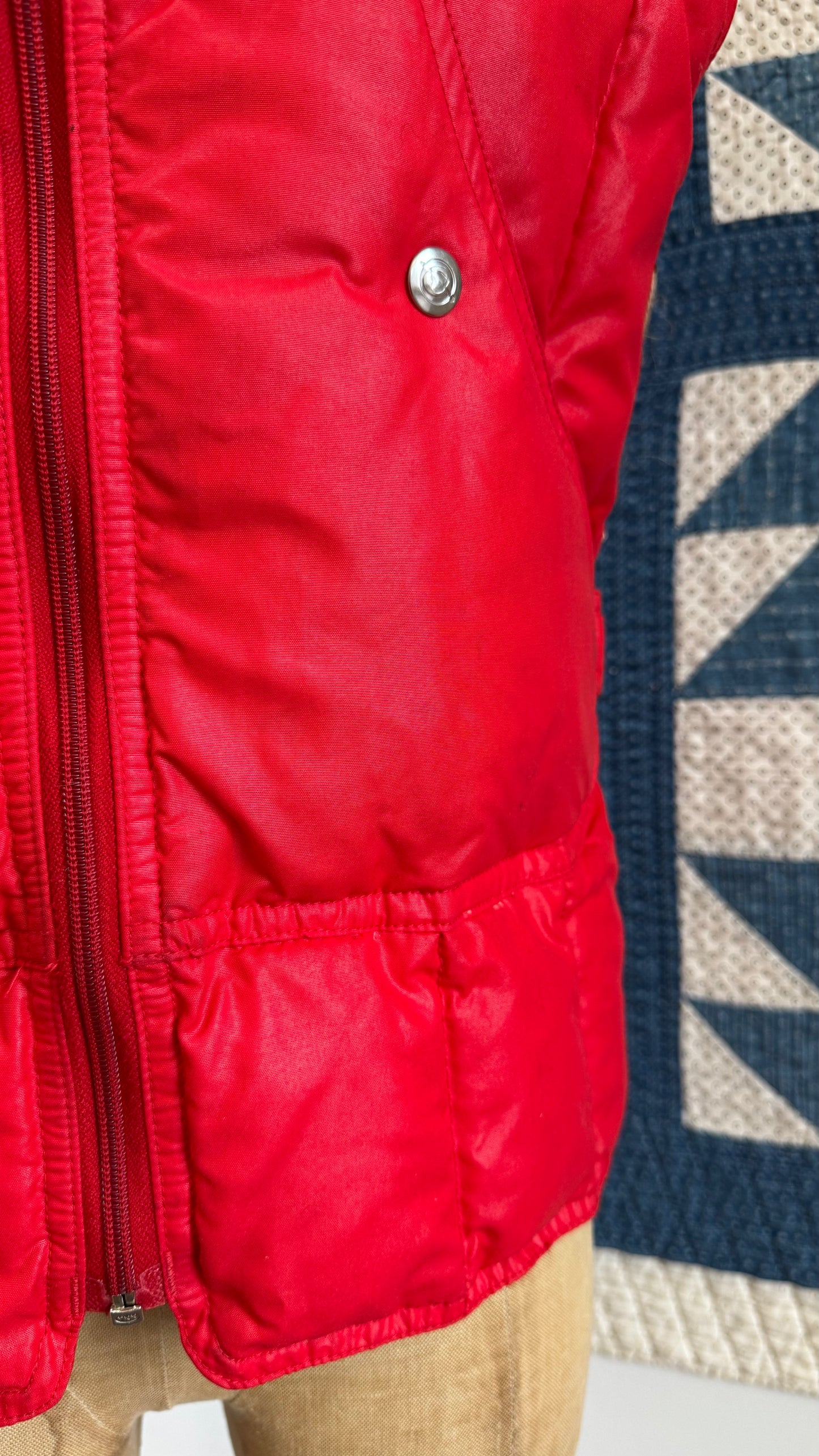 Red Obermeyer Puffer Vest