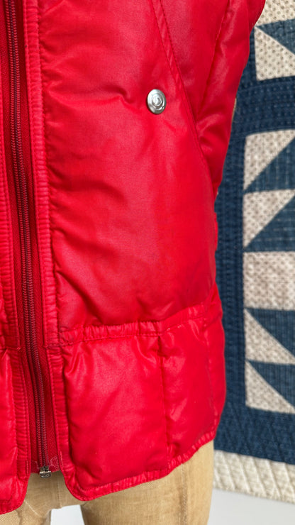 Red Obermeyer Puffer Vest