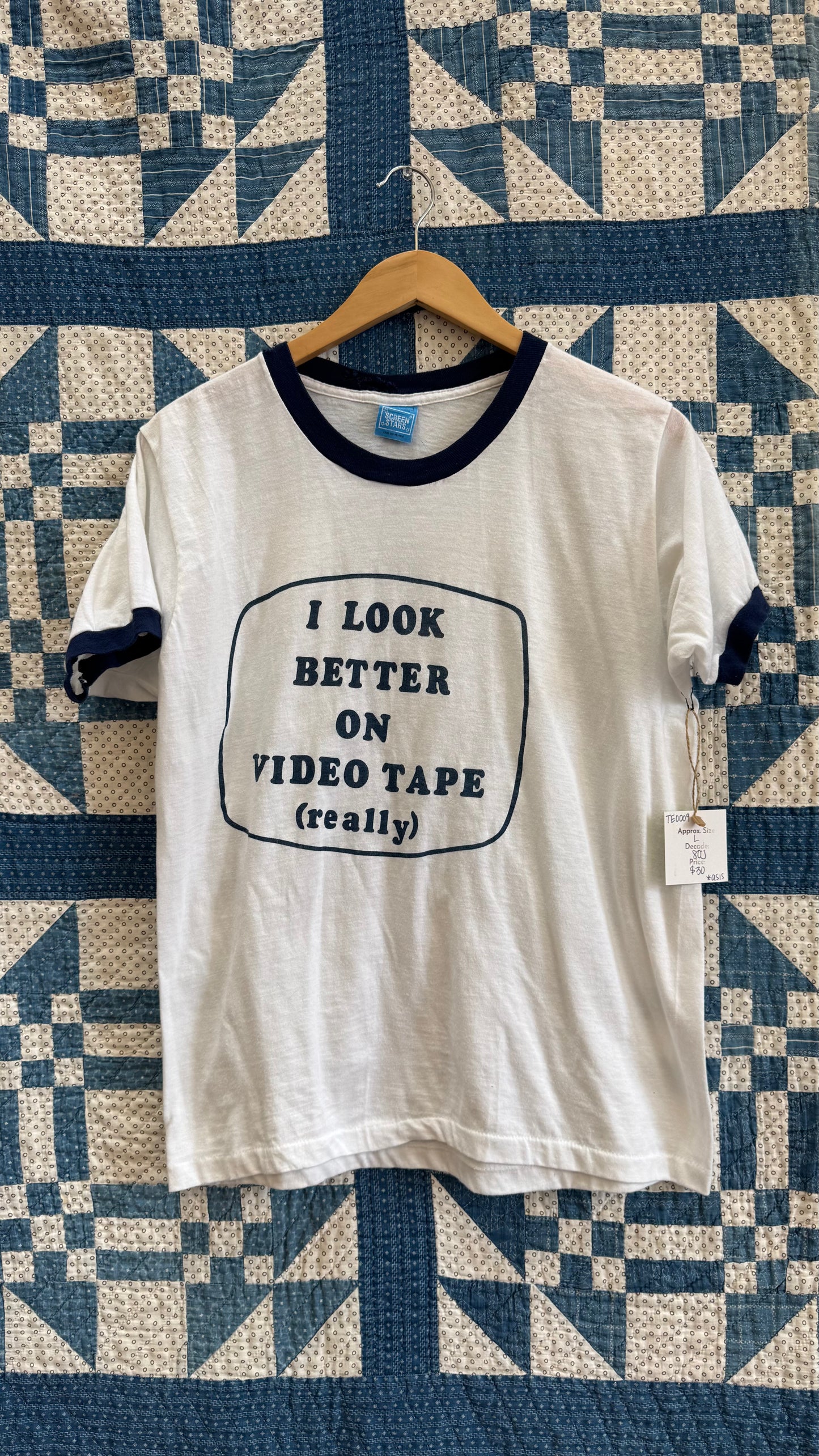 "I Look Better on Video Tape" Ringer Tee