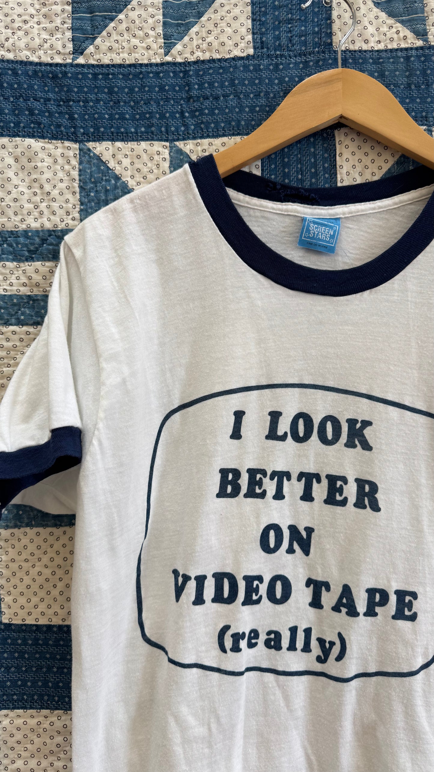 "I Look Better on Video Tape" Ringer Tee