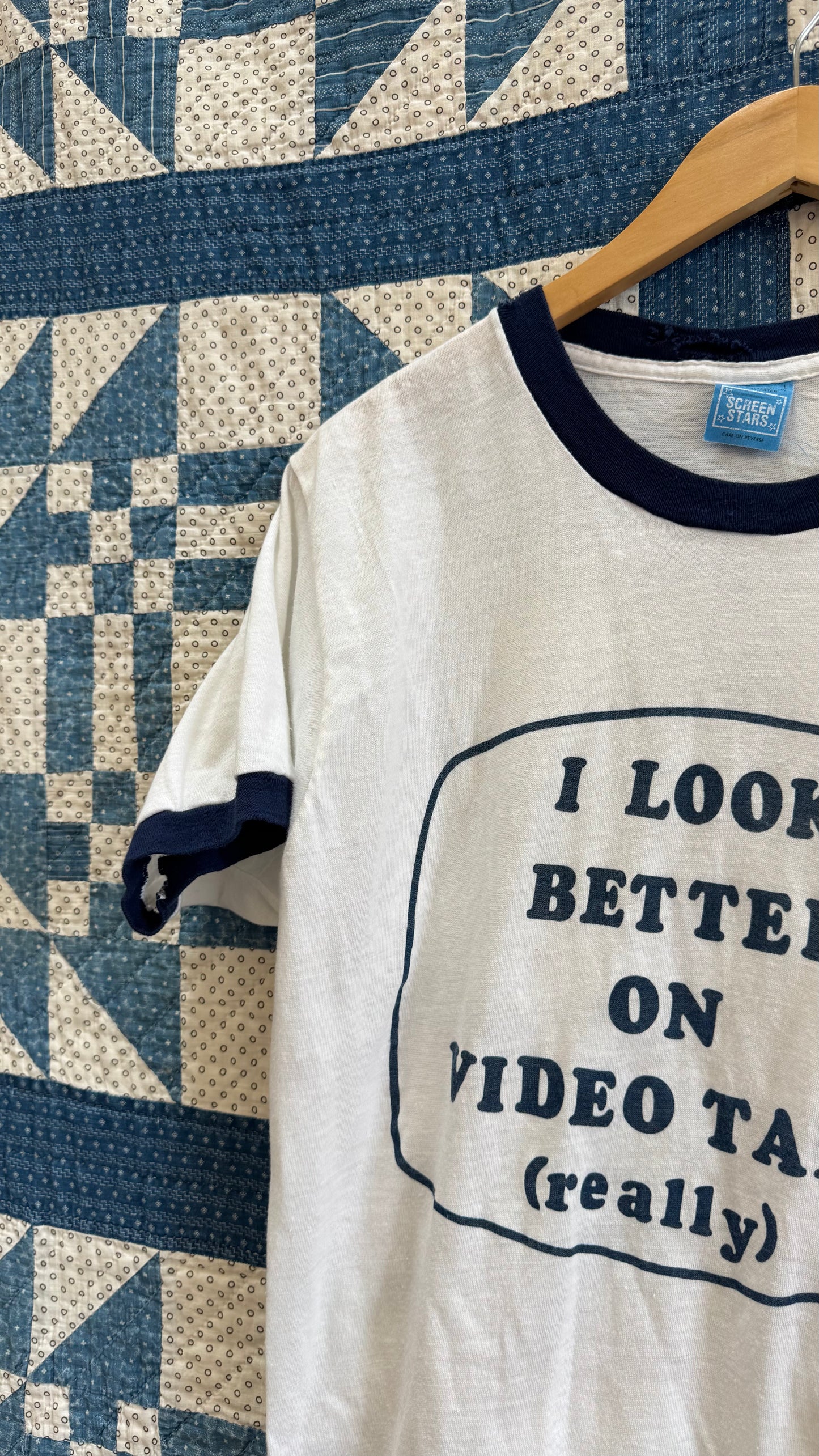 "I Look Better on Video Tape" Ringer Tee