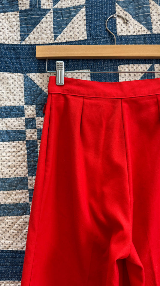 1960's Bright Orange Flares