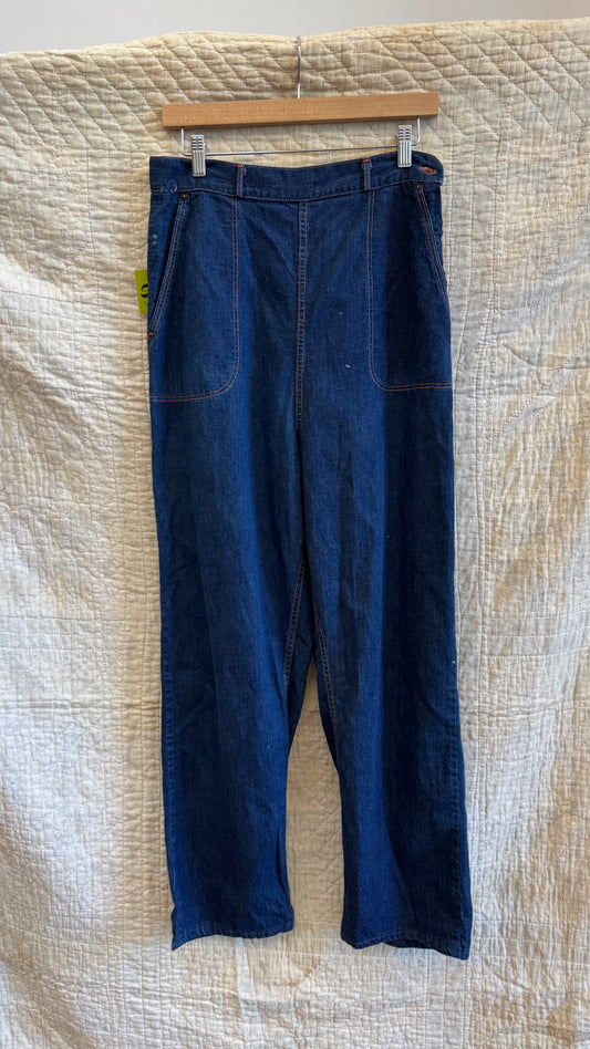 1950's Side Zip Jeans