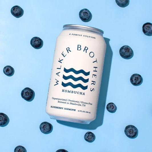 Walker Brothers Blueberry Jasmine Kombucha