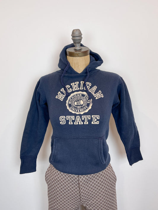 Navy Michigan State Hoodie