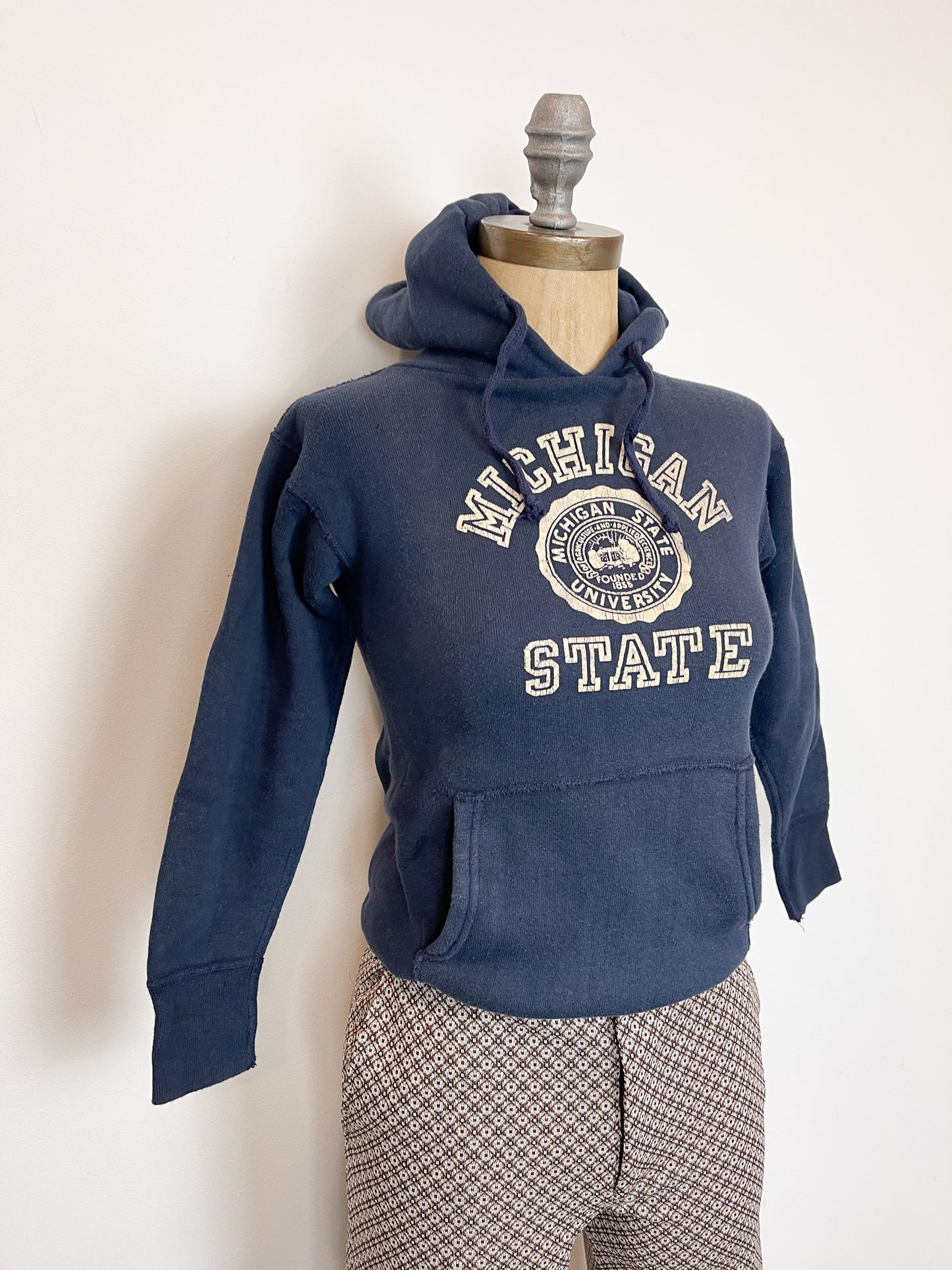 Navy Michigan State Hoodie