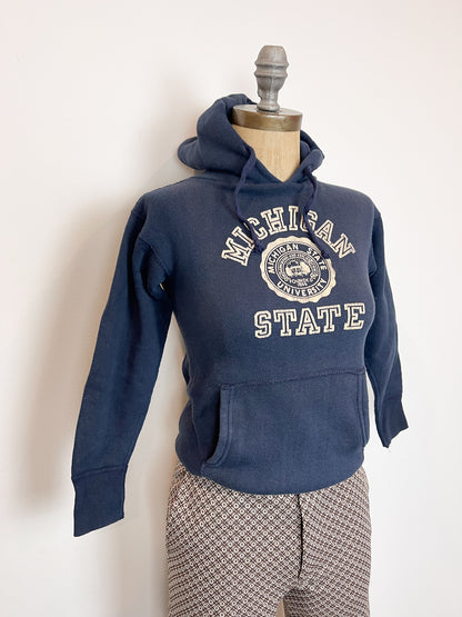 Navy Michigan State Hoodie