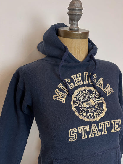 Navy Michigan State Hoodie