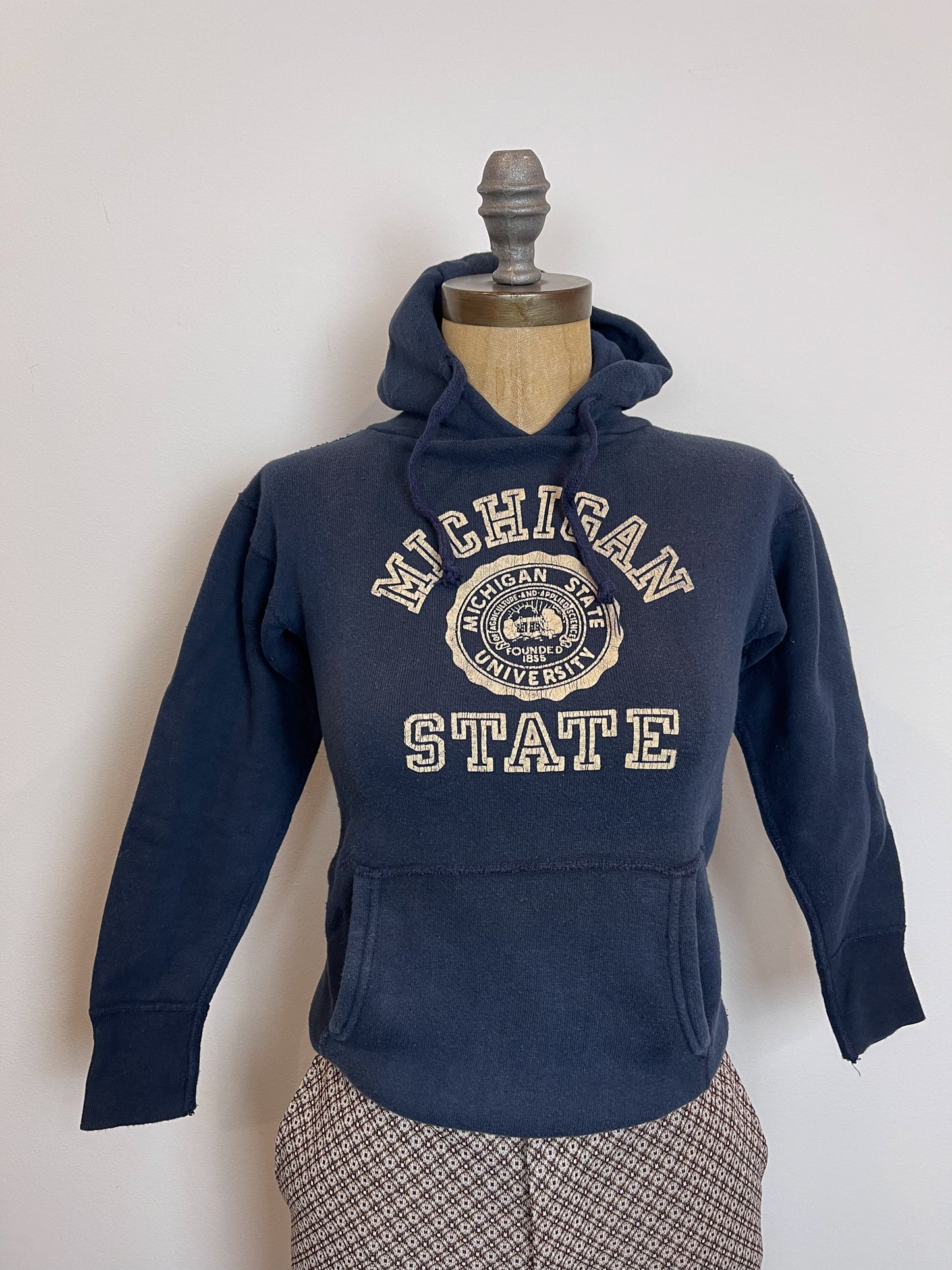 Navy Michigan State Hoodie