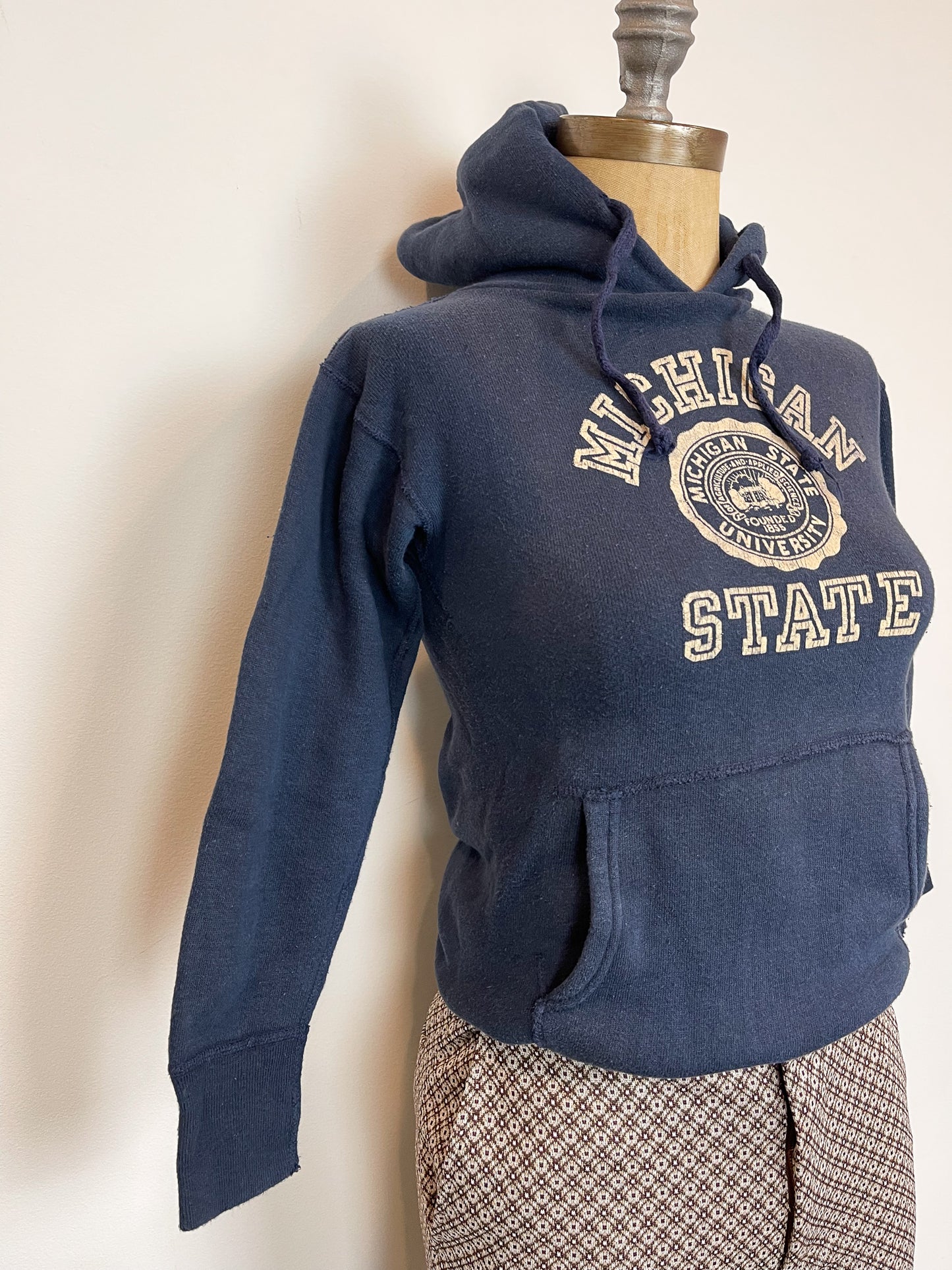 Navy Michigan State Hoodie